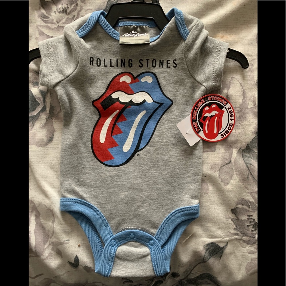 The Rolling Stones onesie 0-3 months NWT